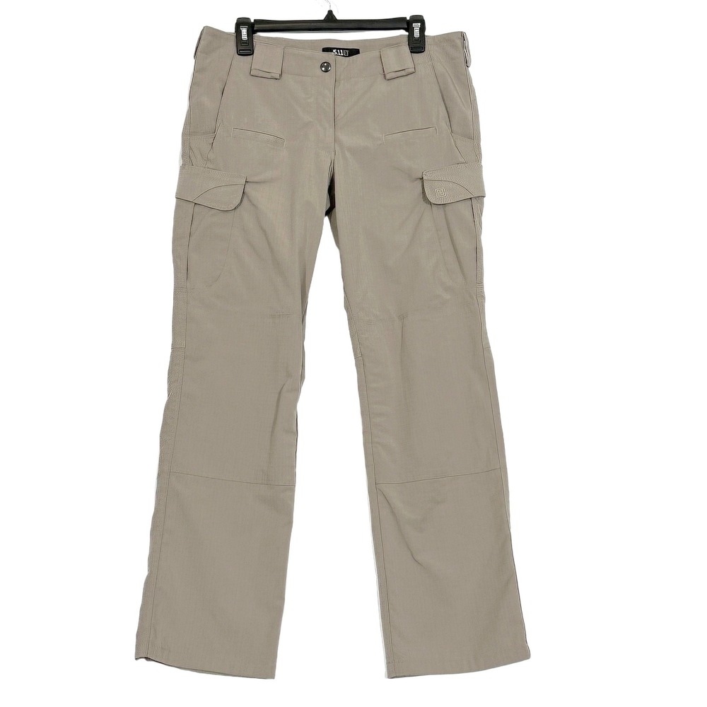 5.11 Tactical Stryke Cargo Pants Size 12 Regular Tan Khaki Ripstop Work Outdoor